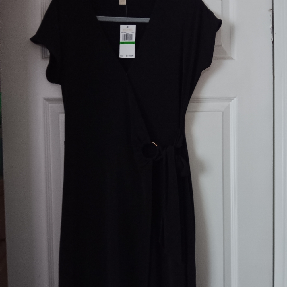 MICHAEL KORS WOMEN'S BLACK DRESS NWT SIZE L